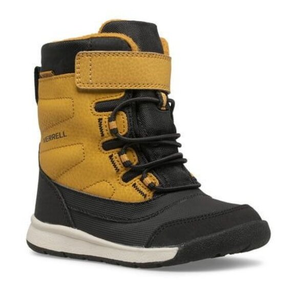 Merrell Snow Storm Jr. Waterproof Boot Wheat, Size 4 M Kids Shoes Toddler - Picture 6 of 6